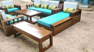 Kursi Sofa Jati untuk Ruang Tamu Minimalis