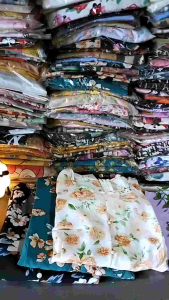 Bộ bà ba lam đi chùa lụa mềm mịn bộ bà ba size 40/68ki chuẩn shop Ngocngastore