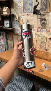 Tumbler Amsterdam Temprature Suhu Stainless Stell 500 ML Request Stiker