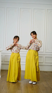 Fatih dan Firra - Yeona Baju Stelan Rok (tanpa kerudung): Tampil Cantik dan Beda Usia 8-15 Tahun