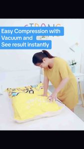 SINGLE PACK DR Storage B.DUCK Vacuum Compression Travel Overseas Giant Jumbo Size Zip Lock High Quality Plastic Reusable Resealable Bag Seal Tight Durable Bduck