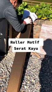 Propan Wood Grain Tool 4” Inch Kuas Motif Kayu