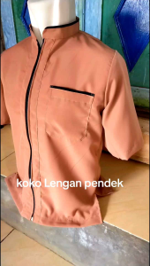 Koko pria dewasa resleting lengan pendek terbaru DITAUN ini