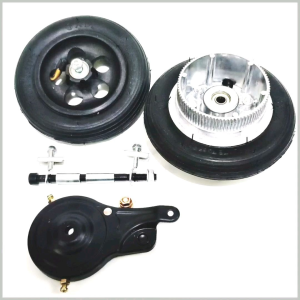 RODA E-SCOOTER 6X1 1/4 VELG + BAN 6 INCH SKUTER LISTRIK DEPAN BELAKANG BAN KARET SPAREPART SPARE PART ONDERDIL SUKU CADANG BERKUALITAS SEKUTER ELEKTRIK 24V