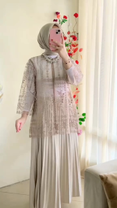 Deana Lace Outer Ethnic wanita/Baju Atasan wanita Terbaru Kondangan