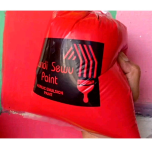CAT TEMBOK KILOAN 1 KG WARNA MERAH KWALITAS SUPER