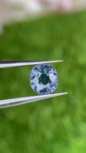 ไพลินธรรมชาติ 3.00 กะรัต ขนาด 7.5x7x5.8 มม. ทรงคุชชั่น Natural Doublet Sapphire 3.00cts 7.5x7x5.8mm Cushion Shape