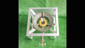 Gmaxเตาเร่งKB5+ขาตั้งมีบังลมขนาด40x40x40 ซม. เตาเร่ง เตาแม่ค้า เตาฟู่ ขาเตา หัวเตา ชุดเตาแม่ค้า