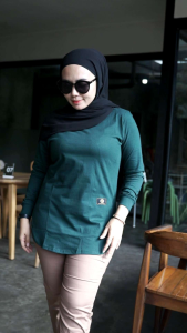 OVAL // KAOS WANITA LENGAN PANJANG POLOS BODY OVAL // ATSAN WANITA POLOS DINARRYFASHION91