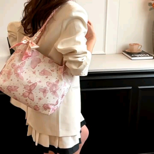 Tas Bahu Wanita Kupu-Kupu: Tote Bag Butterfly Wanita