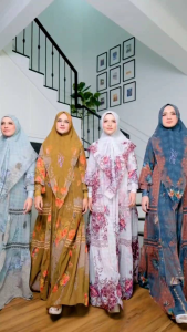 Gamis QAREEMA by Eldeena Syari Kualitas Premium Mewah