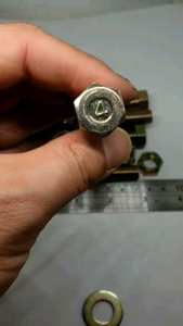 (paket 50 set) baut 17 (12mm) x 7cm + mur