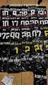 FREE CUSTOM NAMA+NOMOR Setelan Jersey Olahraga Anak Laki-Laki/Perempuan Kaos Bola Voli Futsall Anak Usia 5-14 tahun Outdoor Sport