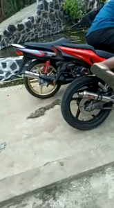 KNALPOT NINJA 150 R RR SS FULL STAINLESS