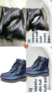 sepatu boot pria model simple dan tredy full kulit
