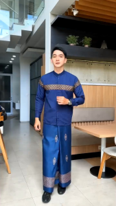 Setelan Sarko Sarung Batik & Koko Kobata Best Seller Lebaran 2025