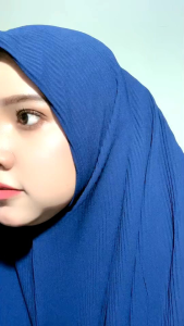 Jilbab Segiempat Jollie - Kerudung Segi Empat Plisket Ronce Model Terbaru - Hijab Instan Wanita Dewasa Bahan Ceruty Babydoll Termurah Terlaris