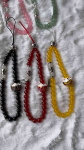 ⭐️Ready stock ⭐️有现货Agate，Chalcedony Crystal Lucky Cat Phone Chain 天然玛瑙，玉髓手机链
