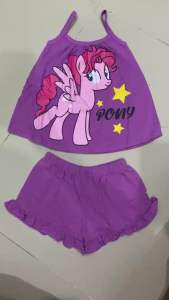 9-20kg Siêu cưng! mát mẻ mùa hè! Đồ bộ áo dây quần bèo Thun coton đẹp bé gái (117)