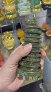 Tháp đá văn xương Cẩm thạch Sơn thủy mang lại Công Danh sự nghiệp và Tài Lộc.