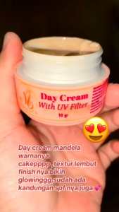 harga ecer day cream dan night cream skincare MBC mandela beauty care ori