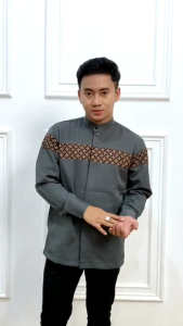 Baju Koko Muslim Kobata Series Az-Zahir: Koko Pria Dewasa 2025 Premium Lengan Panjang Terbaru