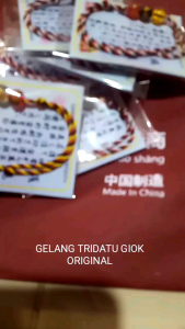 ❤️ TERMURAHH..!!? ❤️ Gelang Tridatu Giok Aura Rejeki Original