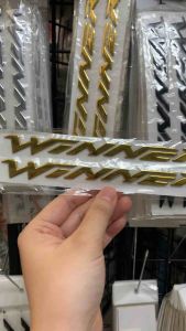 Bộ tem nổi Winner màu crôm vàng hàng nhập Thái Lan chất lượng cao dành trang trí riêng cho dòng xe này tem nổi màu sắc cực đẹp và bền giá bán cực tốt bán lẻ như bán sỉ