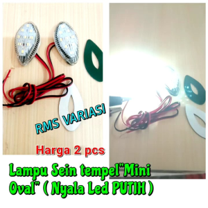 Sein Tempel Oval Mini & Nyala LED Putih Universal Motor