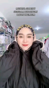 mukena setalan berlengan