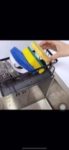 厨房置物架家用沥水架洗菜池水槽架抹布架海绵钢丝球百洁布收纳架