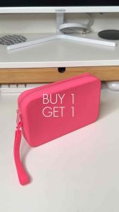 BUY 1 TAKE 1 - Rectangle Pouch (XL) | Premium Silicone Personalized Organizer Travel Wallet Bag