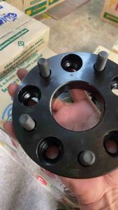 (ราคา1คู่2ตัว)อแดปเตอร์รองล้อ 5x5งานเหล็กพ่นEDP ขนาด1”