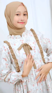 NEW RELEASE 2025 - KOREAN EDITION GAMIS ANAK TANGGUNG DAN REMAJA MULAI 10-14 TAHUN SANAYA BY CUTETRIK SIMPEL CASUAL CANTIK COKLAT MUDA ABU BIRU