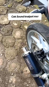 Knalpot racing original mxr type xr-02 black coating pnp vixion satria fu mx sonic cbr r15 verza megapro dll