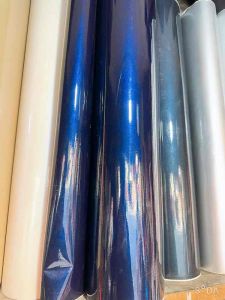 Decal màu xanh tím than 3 lớp cao cấp Dán đổi màu ô tô xe máy