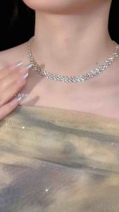 (Bebas beli 2 dapat bonus) K04 Kakung chocker Berkilau 2 warna mewat titanium wanita Korea