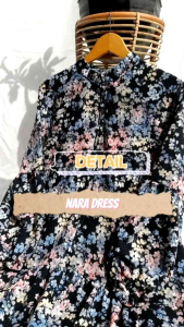 NARA DRESS GAMIS CRINKLE MOTIF