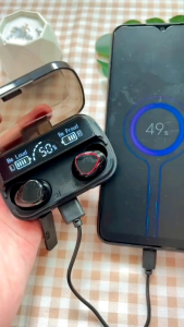 HF Headset Bluetooth New TWS -M10 Digital indicator V5.1 BLUETOOTH
