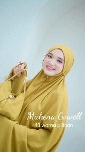 Dalanova mukena gowell 2in1 mukena dalanova terbaru mukena resleting dagu