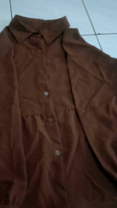 Kemeja Blouse Jumbo Wanita Panjang Atasan Dewasa Oversize Baju Cewek