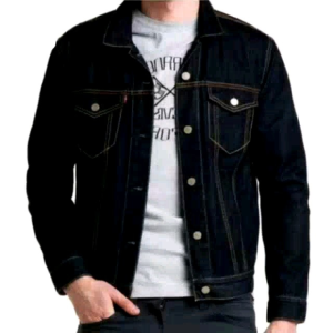Jaket Jeans Pria M~Xxxl | Jacket Denim Cowok Biru Tua Dongker