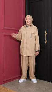 Jas hujan ARJ model full ziper bahn PVC 025 PREMIUM