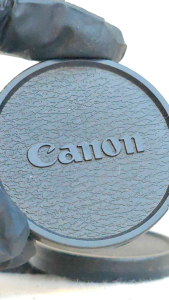 Canon 49mm Front Lens Cap Slip-On ยางหนังคางคก Push-On Lens Cap Vintage