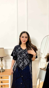 Daster Cap Andin ld 115cm By Zaya Homedress Murah Malaman Daster Cap Chibi Arab Rayon Cap Colet Daster Lengan Pendek Daster Rayon Busui Friendly Kancing Resleting Bahan Premium Tebal Adem Jumbo Wanita Bumil Karet Piyama Cantik Motif Santai Tidur Nyaman