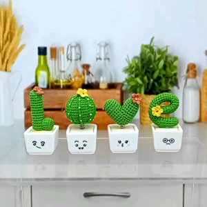 Miniatur Cactus Love: Pajangan Lucu untuk Dashboard Mobil