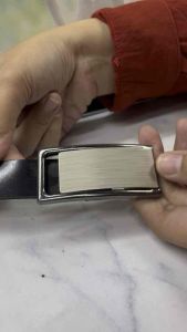 Ikat pinggang gesper sekolah anak polos bahan fiber