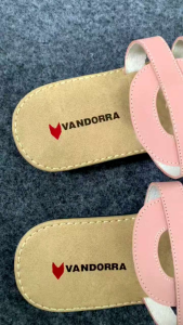Sandal Selop Wanita Flat Sol Karet Motif Laba-laba Cantik Vandorra