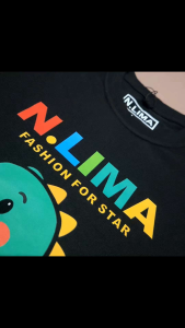 Kaos Dino N.LIMA Untuk usia 2 - 8 tahun