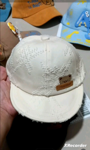 Topi Bisbol Anak 1-4 Tahun Bear Handmade Baseball Hat Import